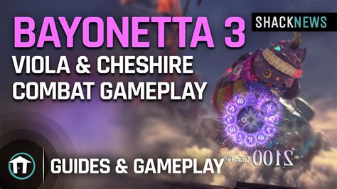 Bayonetta 3 Viola Cheshire Combat Gameplay YouTube