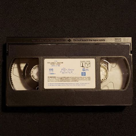 An Vhs Tape Of The First Snow Of Winter Us Version Graham Ralph