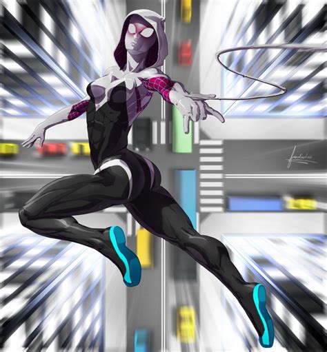 Fan Art Spider Woman Gwen Stacy By Fradarlin On Deviantart Marvel Spider Gwen Marvel E Dc