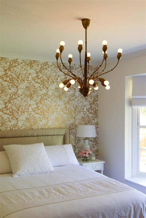 60 Creative Ways To Showcase Wallpaper On Your Walls White Gold