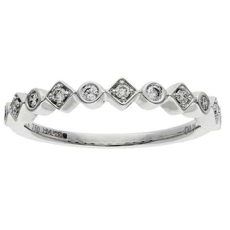 18ct White Gold Diamond Half Eternity Ring Buy Online Free Insured