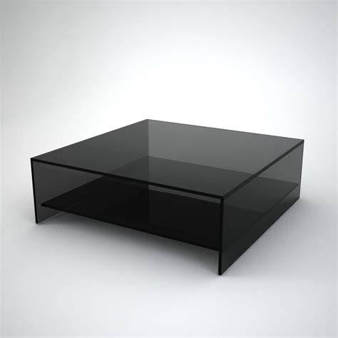 Shop with afterpay on eligible items. Judd - Square Smoked Glass Coffee Table with Shelf - Klarity - Glass Furniture