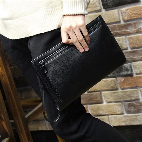 Soft Leather Mens Clutch Bags