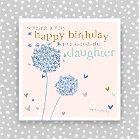 Daughter Birthday Card By Molly Mae