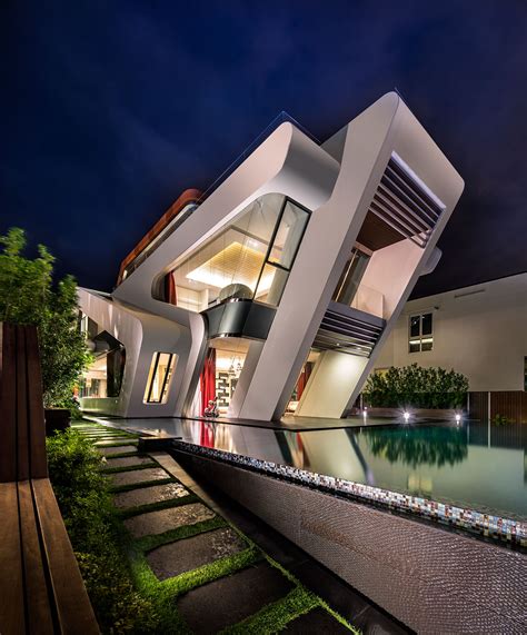 Contemporary Residence In Singapore Shockblast