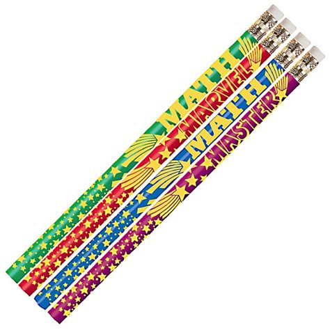 Mega Math Assorted Pencils