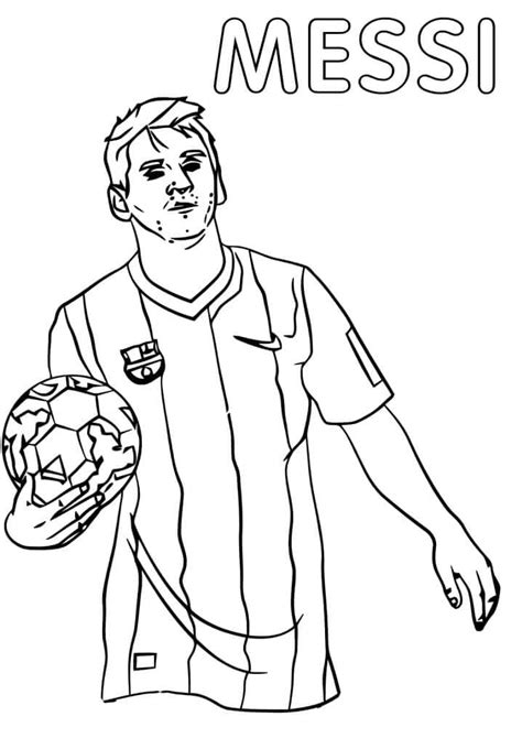 Awesome Lionel Messi Coloring Page Download Print Or Color Online