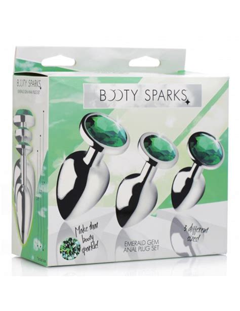 Booty Sparks Emerald Gem Anal Plug Set Wholese Sex Doll Hot Saletop Custom Sex Dollssex Toys