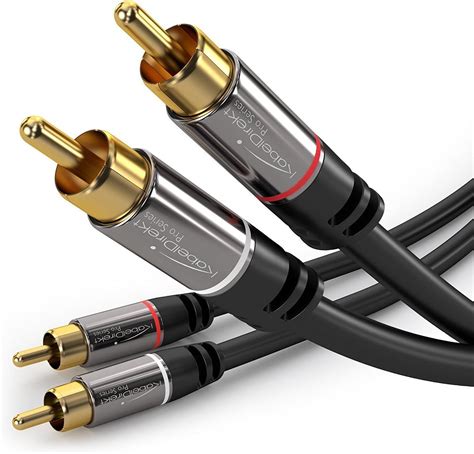 Kabeldirekt 6 Feet 2 X Rca Male To 2 X Rca Male Stereo Audio Cable