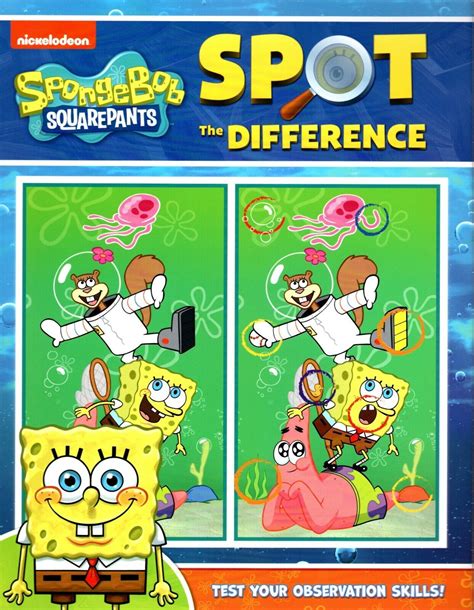 Spongebob Squarepants Spot The Difference Find The Di