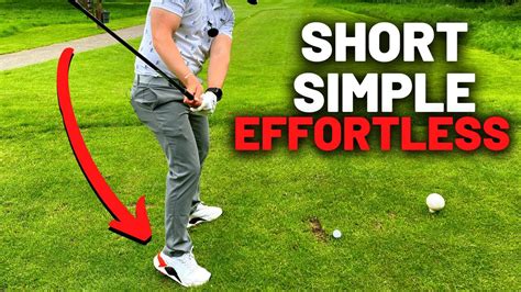 Short Backswing Move Amazingly Easy Golf Swing For Seniors Youtube