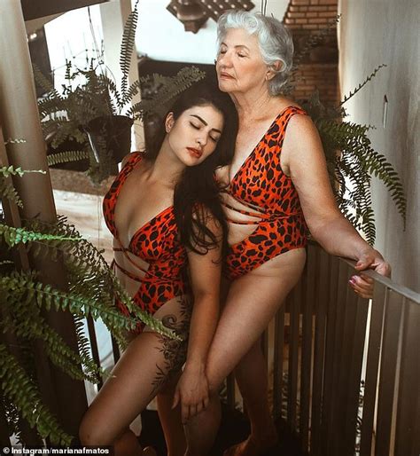 72 Year Old Grandma Wears Granddaughters Very Sexy Sandm Lingerie In