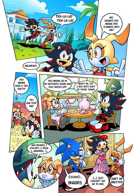 Shadow X Sonic Comic