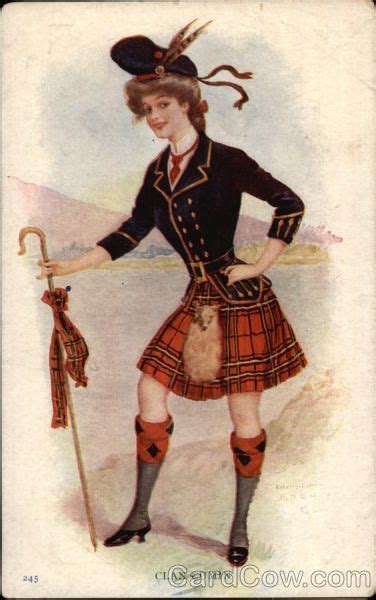 Clan Cumin Scottish Women Scottish Clothing Scottish Costume