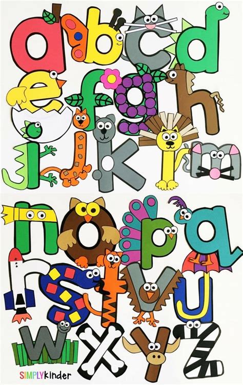 Alphabet Crafts And Printables Notebooks Simply Kinder Alphabet