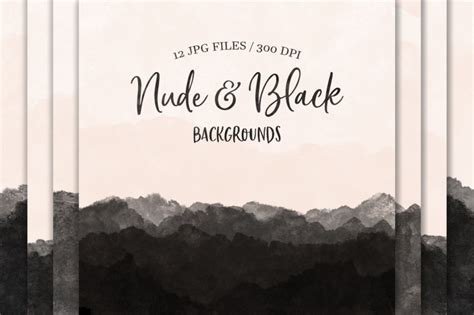 Nude Black Backgrounds By Pededesigns Thehungryjpeg