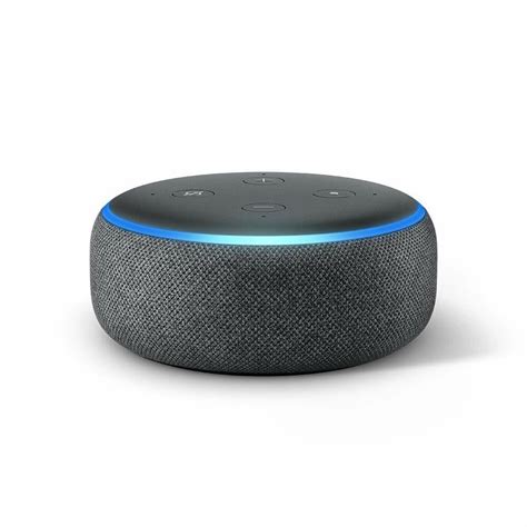 Amazon Echo Dot 3rd Gen Smart Speaker With Alexa Charcoal Fabric
