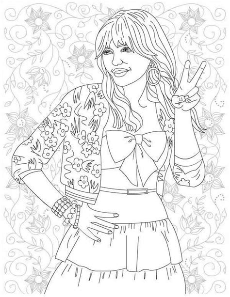 Desenhos De Hannah Montana 5 Para Colorir E Imprimir Colorironlinecom