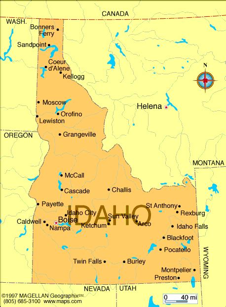July 3 1890 Idaho Becomes The 43rd Us State Map Idaho Travel Idaho