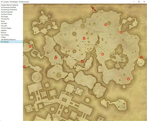 Dravanian Forelands Aether Currents Map Maping Resources