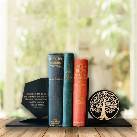Personalised Bookends With Tree And Owls By Natural Gift Store | notonthehighstreet.com