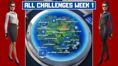 All Week 1 Challenges Guide Fortnite Chapter 2 Season 4 Youtube