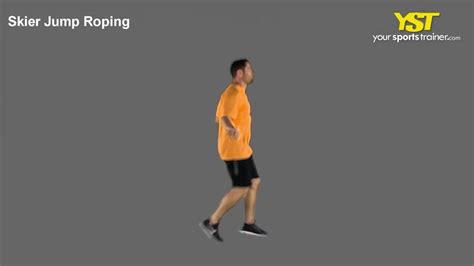 Skier Jump Roping Youtube