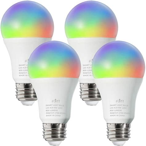 Flsnt Smart Light Bulbsled Wifi 24g Rgbcw Color Changing Light Bulb