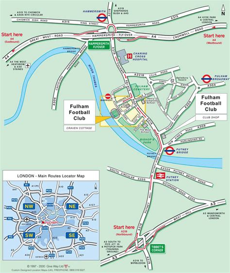 News Tourism World Area Map Of Fulham Pics