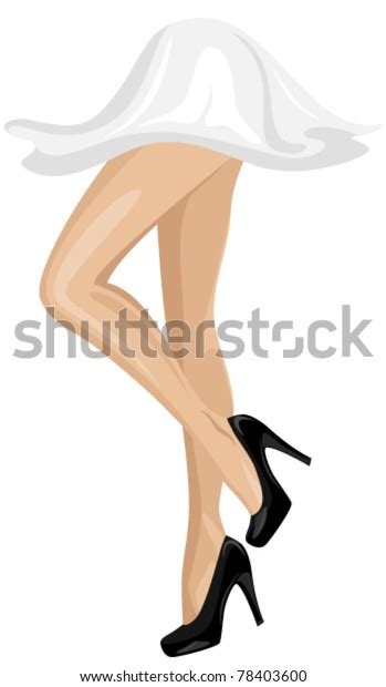 beautiful female legs highheeled shoes vector stock vector royalty free 78403600 shutterstock