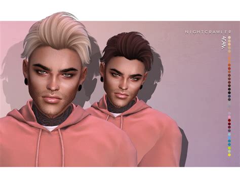 The Sims Resource Adam Hair By Nightcrawler Sims 4 Hairs