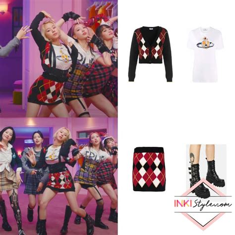Twices Outfits From The Feels Mv Kpop Fashion Inkistyle Kpop Fashion Diy Kpop Clothes