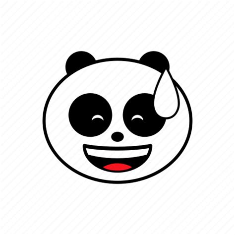 Emoticon Panda Icon Download On Iconfinder On Iconfinder