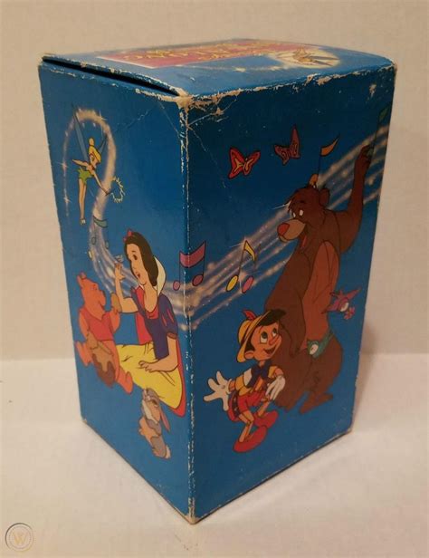 Disney Vhs Sing Along Songs Box Set Of 4 Tapes 1858237590