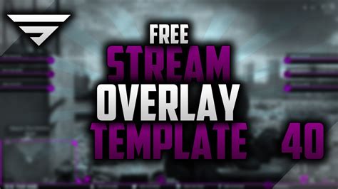 Free Twitch Overlay Template 40 Photoshop Cc Seangraphicx Youtube