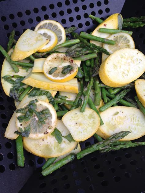 Grilled Spring Vegetables With Lemon And Basil Healthy Recipes