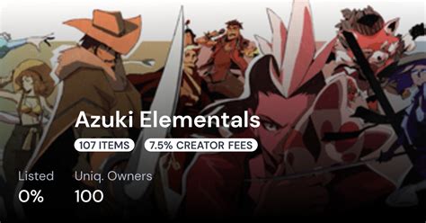 Azuki Elementals Collection Opensea Pro