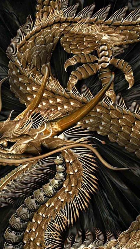 Gold Dragon Wallpapers Wallpaper Cave