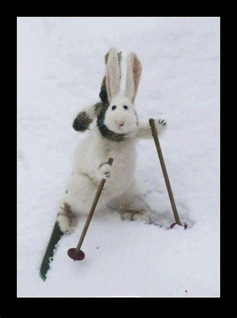 Easter Rabbit In Snow Easter Pinterest Rabbit And Snow