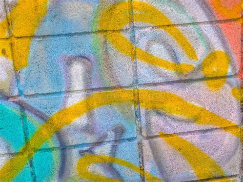 abstract colorful graffiti art wall made by unknown artist on th stock image image of