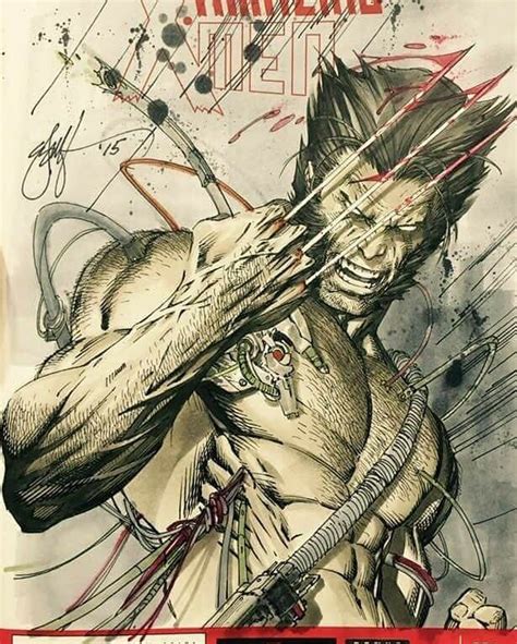 Wolverine By Eric Basaldua Wolverine Comic Wolverine Art Drawing
