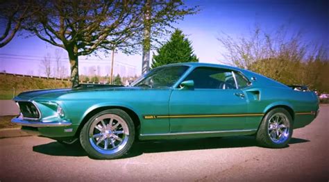 Fabulous Silver Jade 1969 Mustang Mach 1 Video Hot Cars