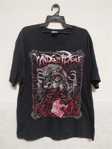 Rare Band Winds Of Plague Live Concert Tshirt Etsy