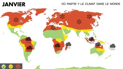 Où Et Quand Partir En Voyage Calendrier Du Climat Dans Le Monde