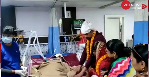 Bihar Daughter Marries In Hospitals Icu To Fulfill Her Mothers Last