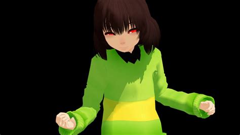 Mmdundertale Chara When The Player Doesnt Come Back After Genocide