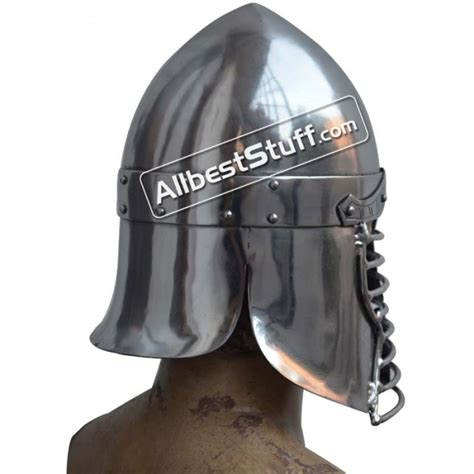 Medieval Sugar Loaf Persian War Helmet Heavy 14 Gauge Helmet
