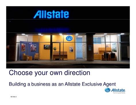 Allstate Exclusive Insurance Agency Ownership Opportunity Overview