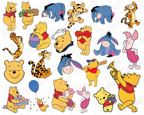 Winnie the pooh Svg Bundle Winnie pooh cut files Dxf Eps & | Etsy