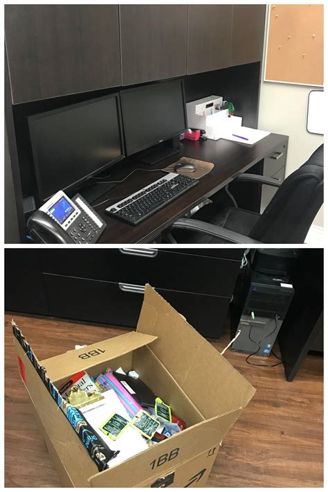 Officially Packed Up My Desk Today And Cleared Out Everything For The New
